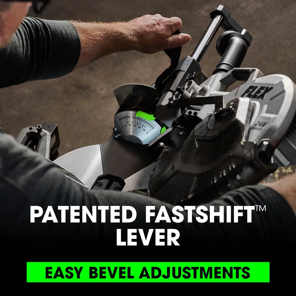 12" DUAL BEVEL SLIDING MITER SAW STACKED LITHIUM KIT